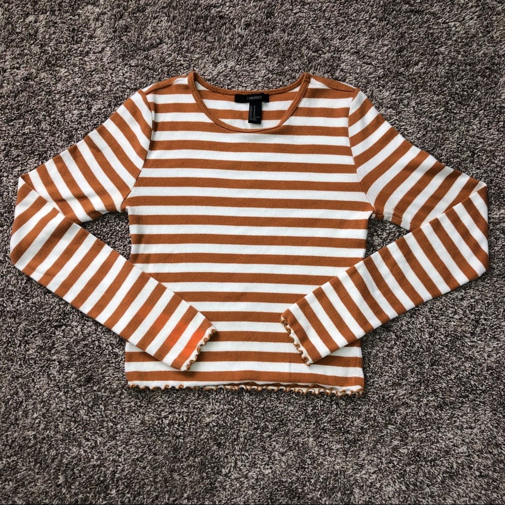 Forever 21 Striped Long Sleeve